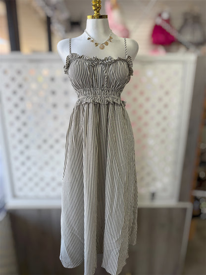 Danna Striped Maxi Dress