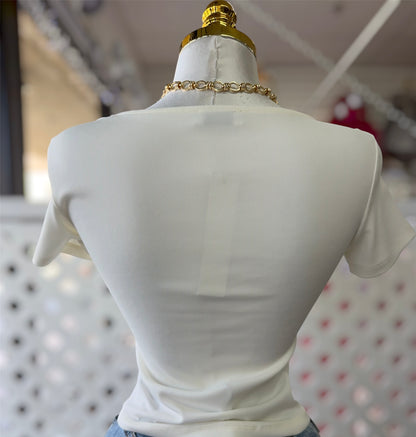Makenzie Asymmetrical Shoulder Top