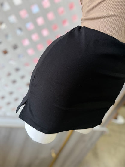 Kora Black Mini Skort